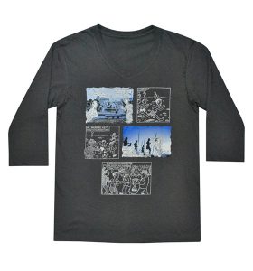 m_men's threefourths sleeve graphic tee P695 m_men's threefourths sleeve graphic tee P695