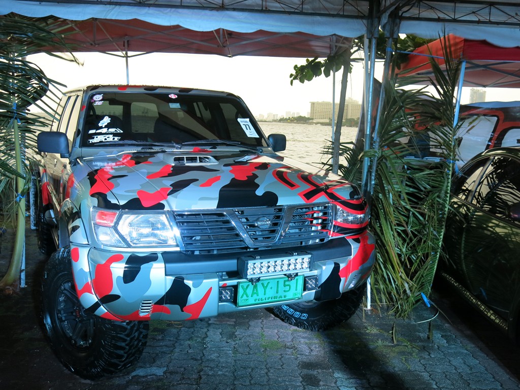 Camouflaged Nissan Patrol