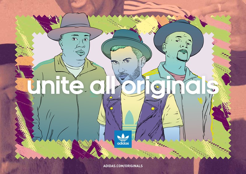 adidas Originals collaborates with hip-hop legends Run DMC and DJ A-Trak in the latest adidas Originals campaign