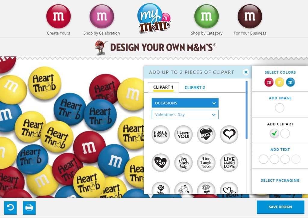 Design your own M&Ms