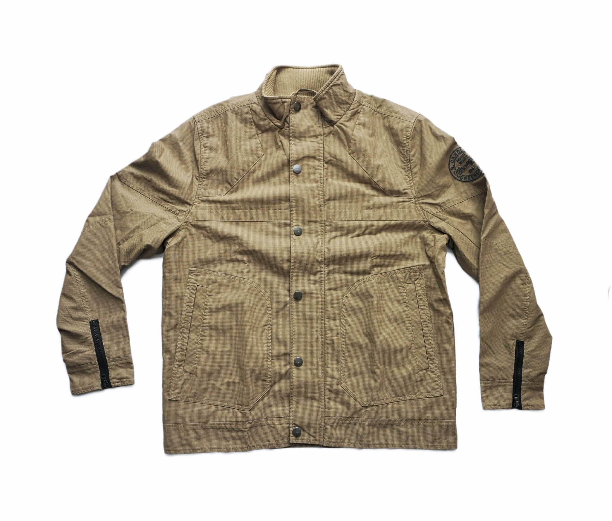 Wrangler Rubberized Khaki Men’s Jacket is Made for Work and Play ...